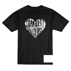 Joan Jett And The Blackhearts White Heart T-Shirt